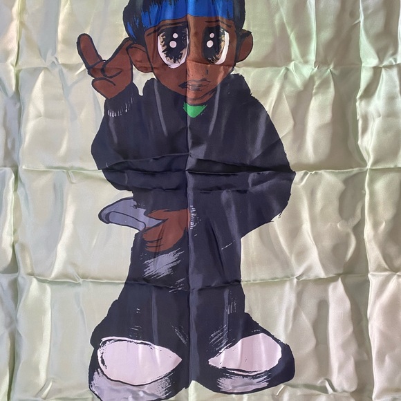 Frank Ocean Silk Bonded Scarf. OS - Picture 4 of 5